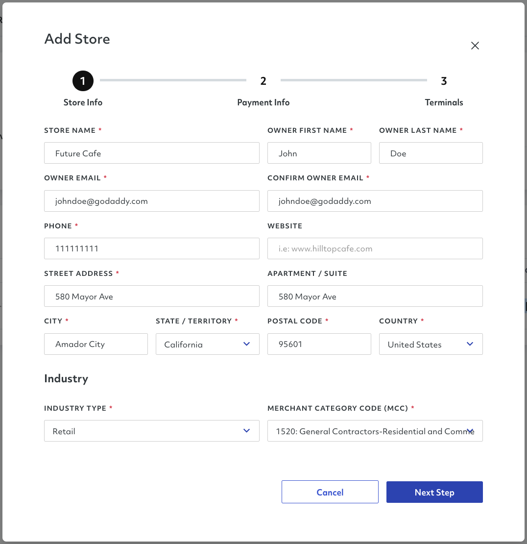 Test Merchant 8